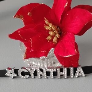 Cynthia Red and Silver Women's Bracelet